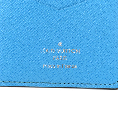 Louis Vuitton Taigarama Pocket Organizer NM Blue Lagoon 6 of 6