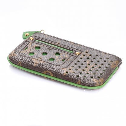 Louis Vuitton Monogram Perforated Key Pouch Green 4 of 7
