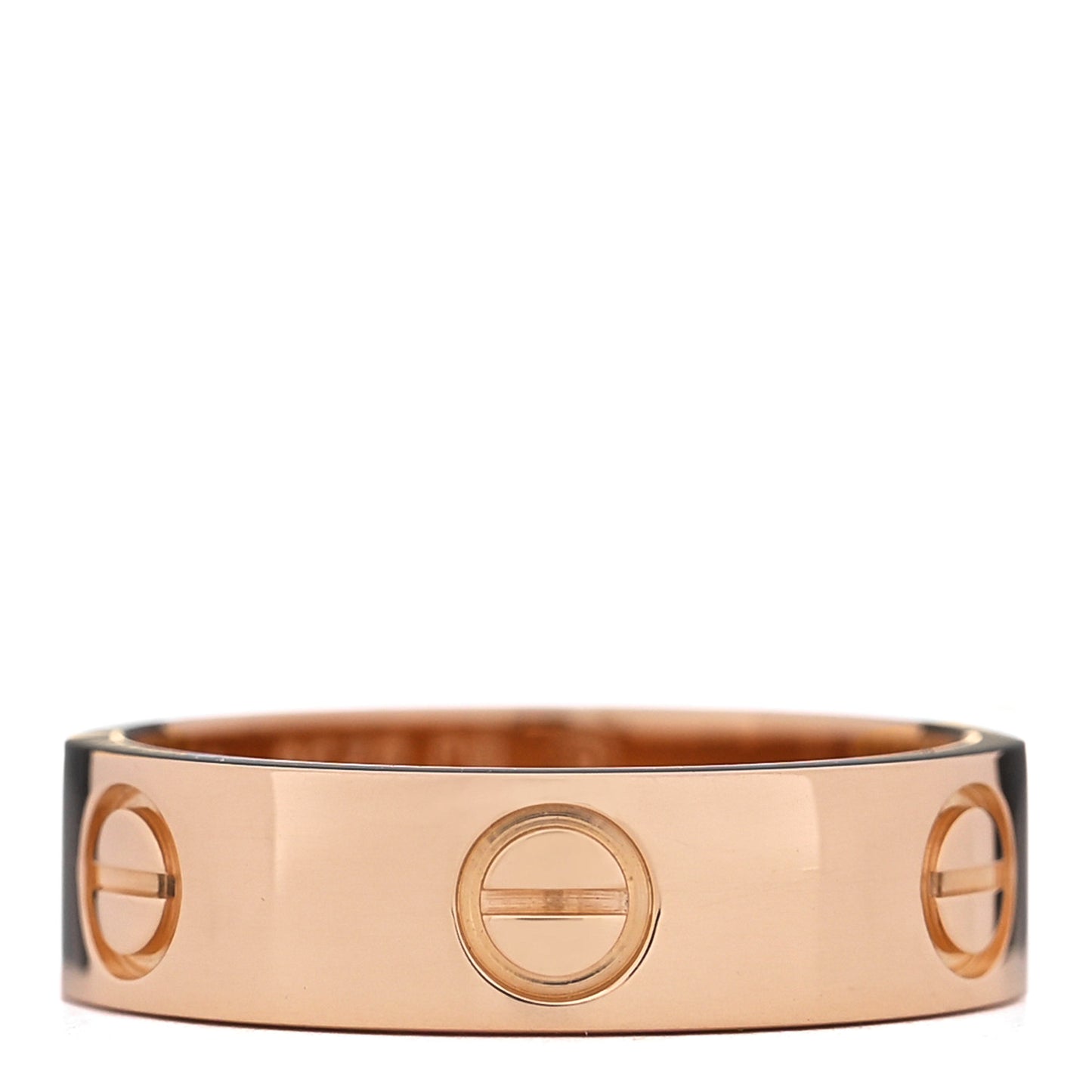 18K Pink Gold 5.5mm LOVE Ring 56 7.5