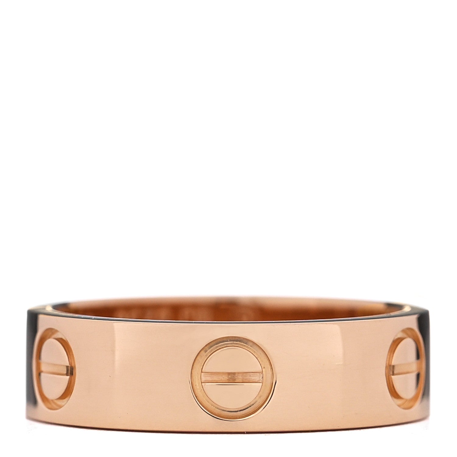 Cartier 18K Pink Gold 5.5mm LOVE Ring 56 7.5 3 of 4