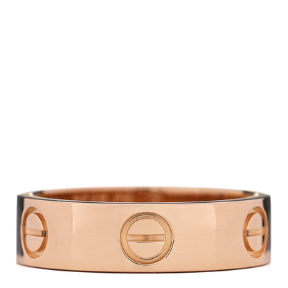 Cartier 18K Pink Gold 5.5mm LOVE Ring 56 7.5 3 of 4