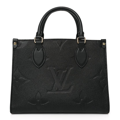 Louis Vuitton Empreinte Monogram Giant Onthego PM Black 1 of 9