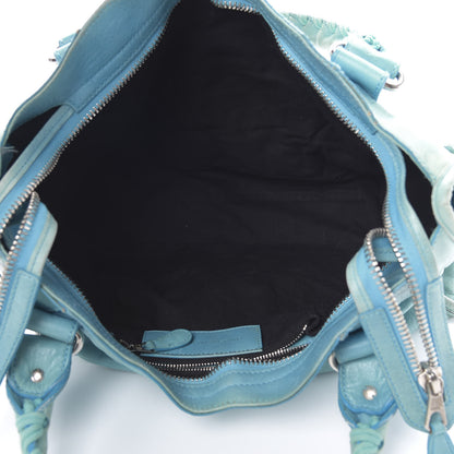Balenciaga Agneau Giant 21 Silver Hardware City Turquoise 5 of 23