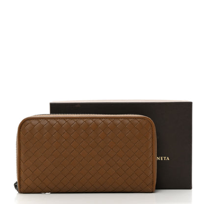 Bottega Veneta Nappa Intrecciato Zip Around Wallet Edoardo 9 of 9