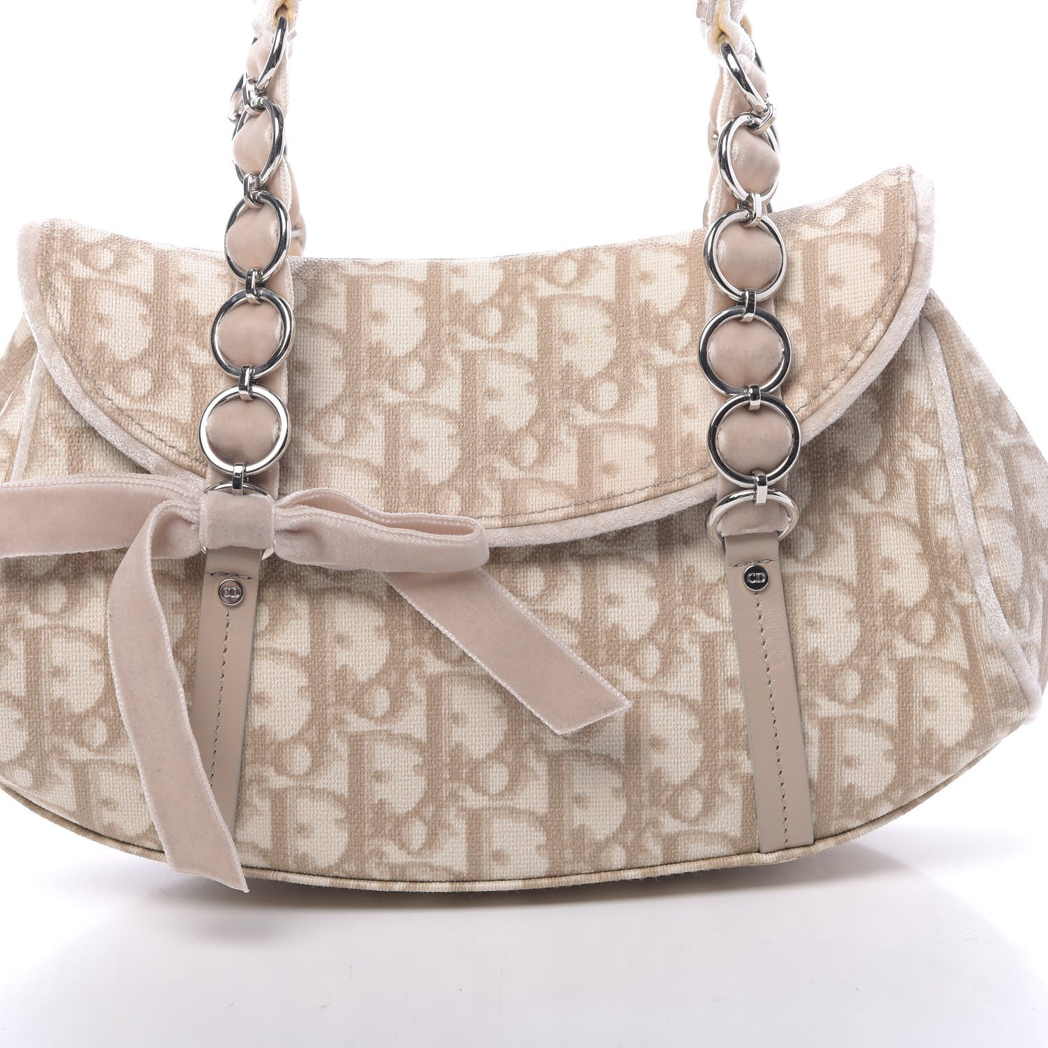 Christian Dior Monogram Mini Romantique Trotter Bag Rose 11 of 12