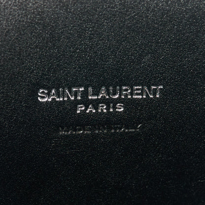 Saint Laurent Calfskin Crocodile Embossed Nano Sac De Jour Black 7 of 11