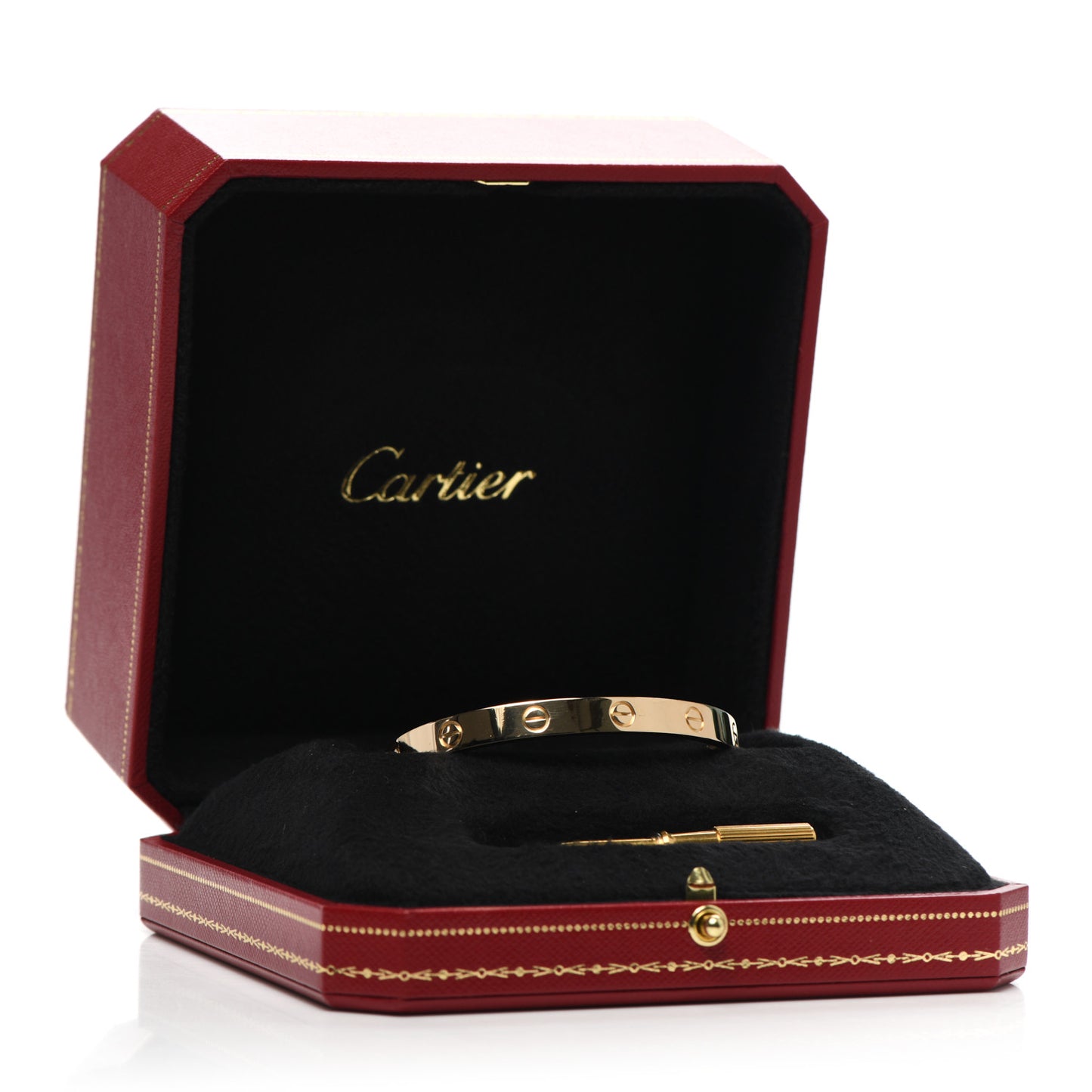 18K Yellow Gold LOVE Bracelet 17
