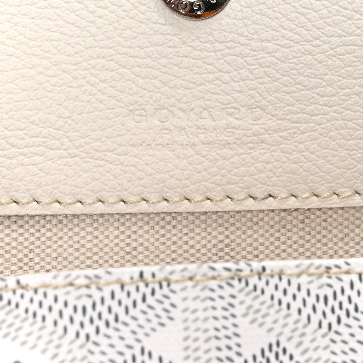 Goyard Goyardine Saint Louis GM White 7 of 11