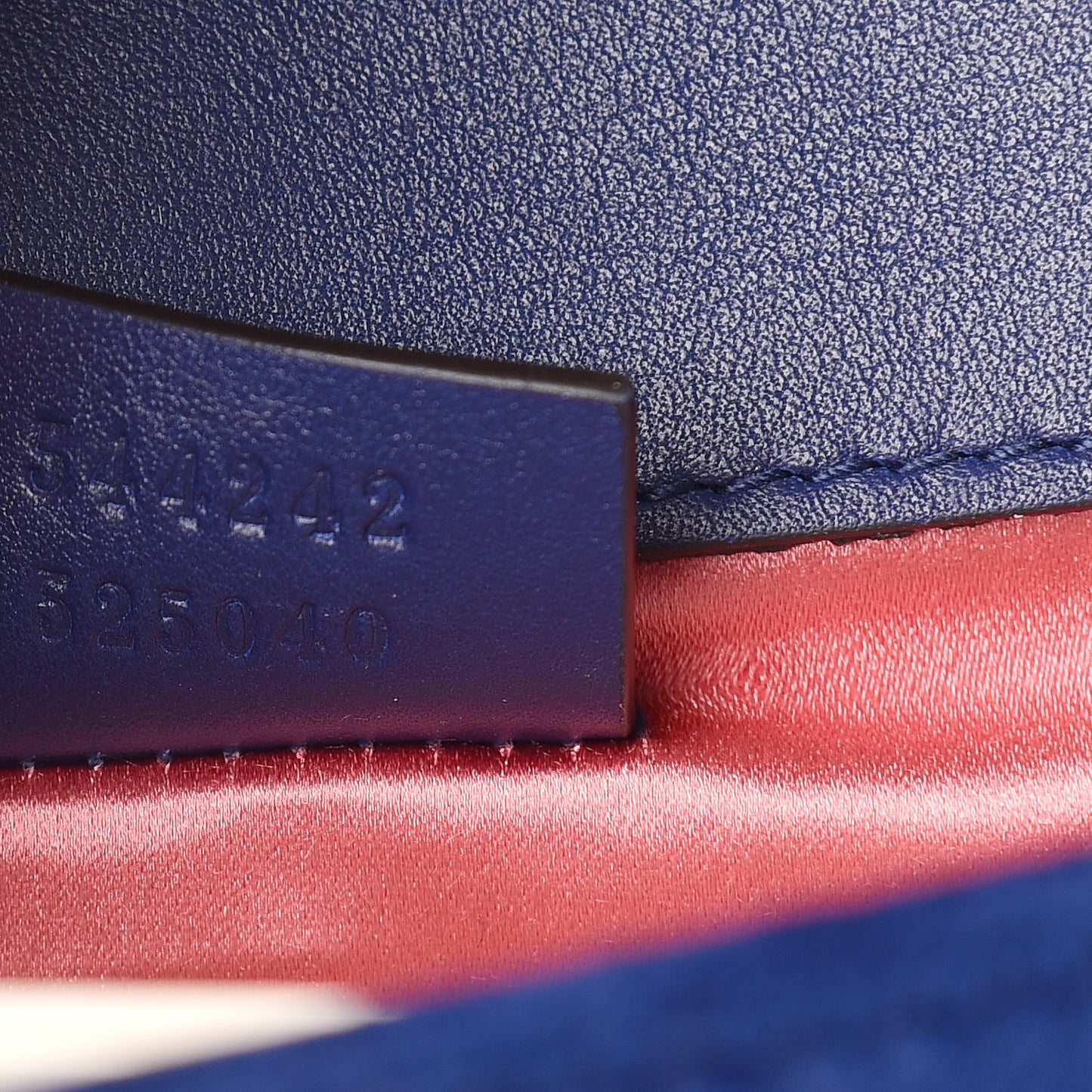 Velvet Crystal Square G Shoulder Bag Cobalt Blue