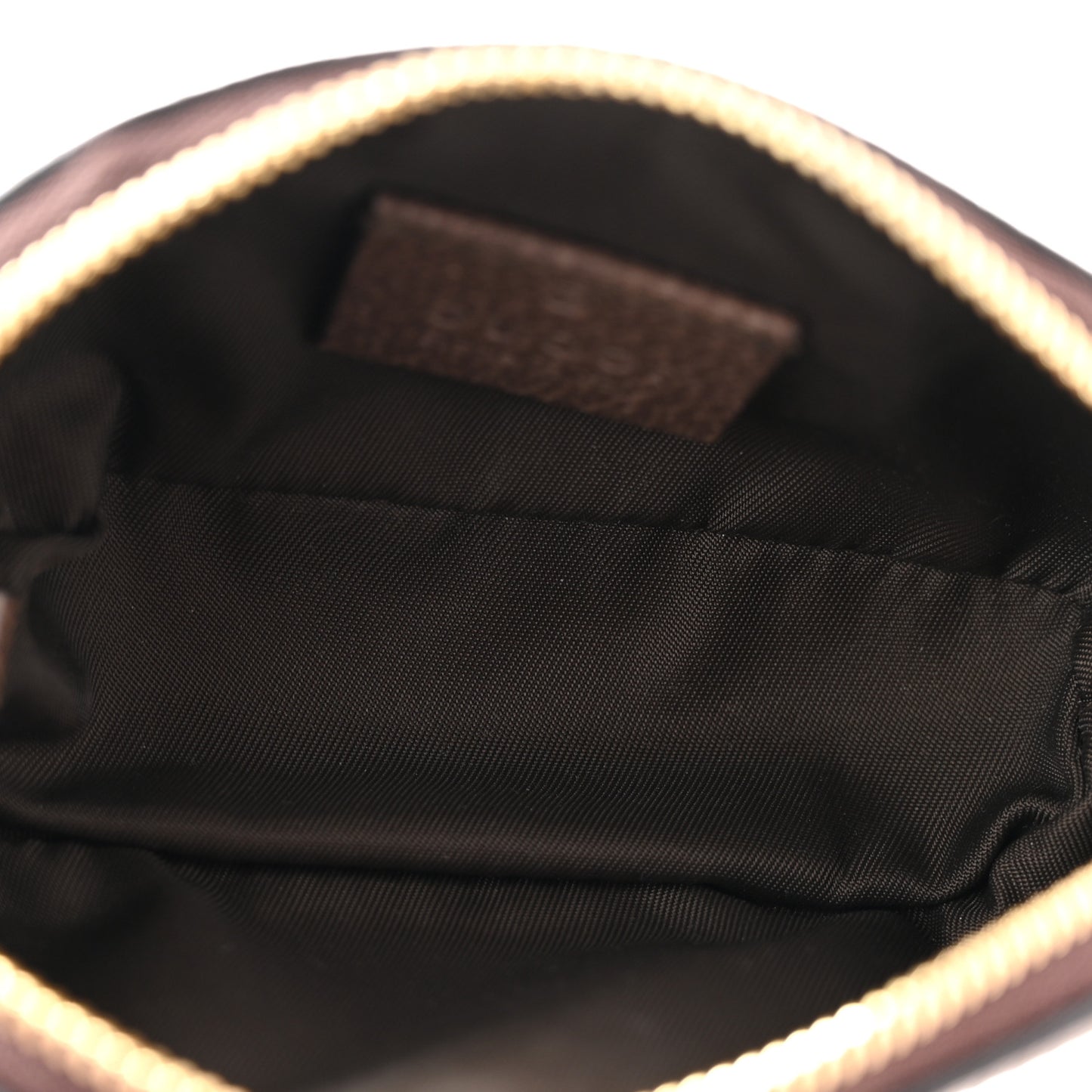 GG Supreme Monogram Web Ophidia Dome Key Pouch Beige New Acero