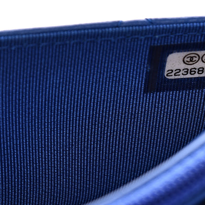 Chanel Lambskin Quilted Wallet On Chain WOC Bright Blue 8 of 12