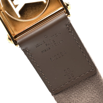 Louis Vuitton Canvas Monogram LV Cut Belt 90 36 Brown 3 of 4