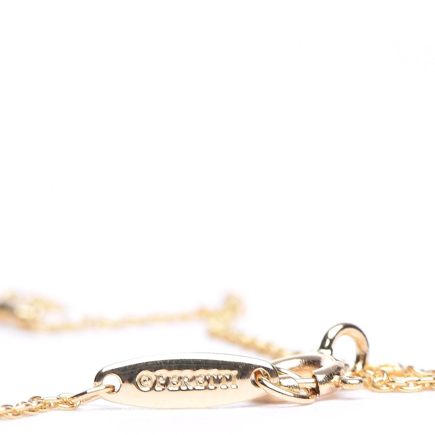 18K Yellow Gold Diamond .03ct Elsa Peretti Diamonds by the Yard Bracelet