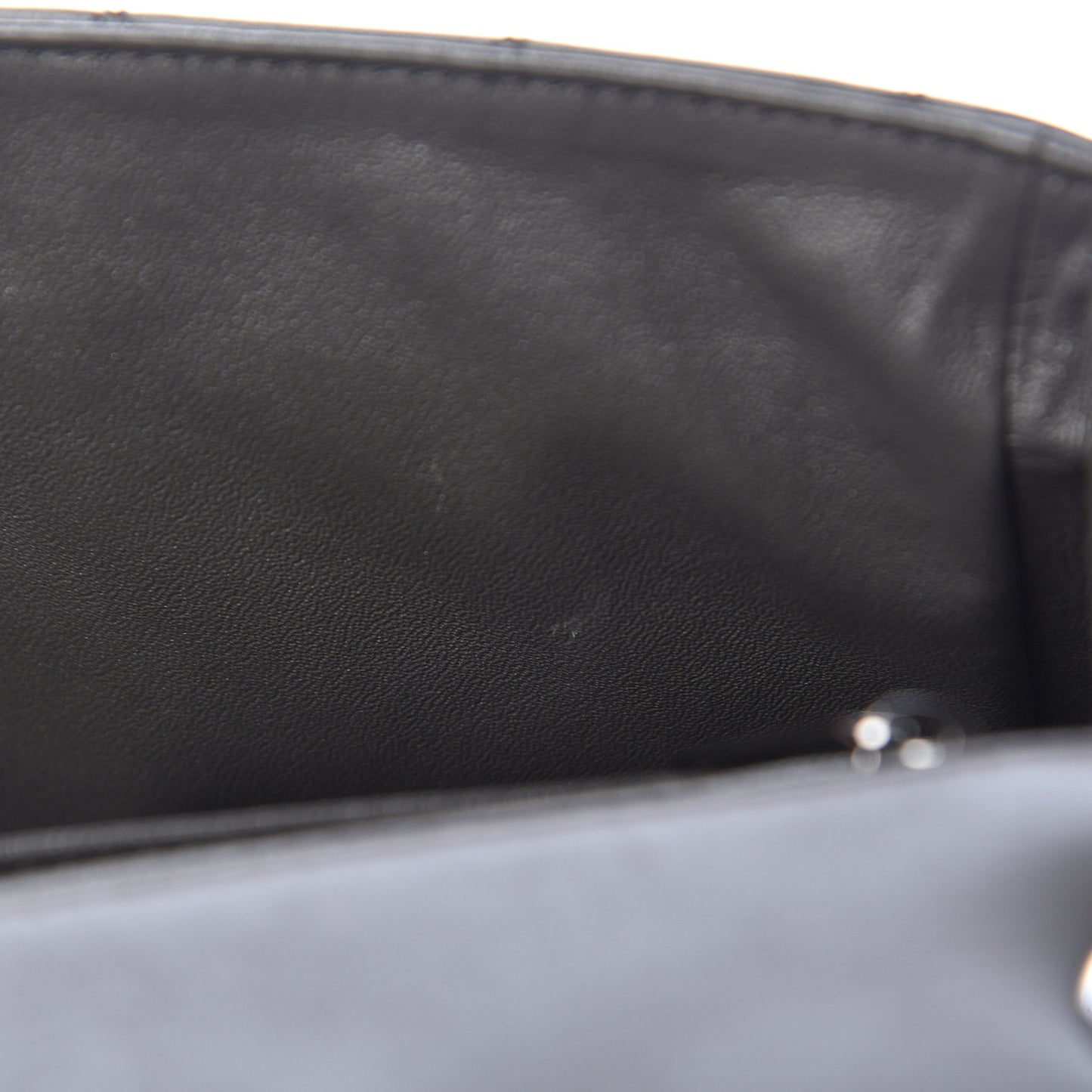 Lambskin Quilted Elementary Chic Flap Grey