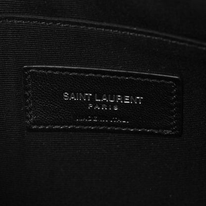 Saint Laurent Calfskin Logo Zipped Tablet Pouch Black 6 of 9
