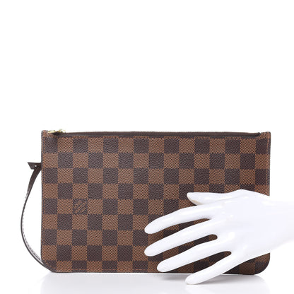 Louis Vuitton Damier Ebene Neverfull MM GM Pochette 2 of 12