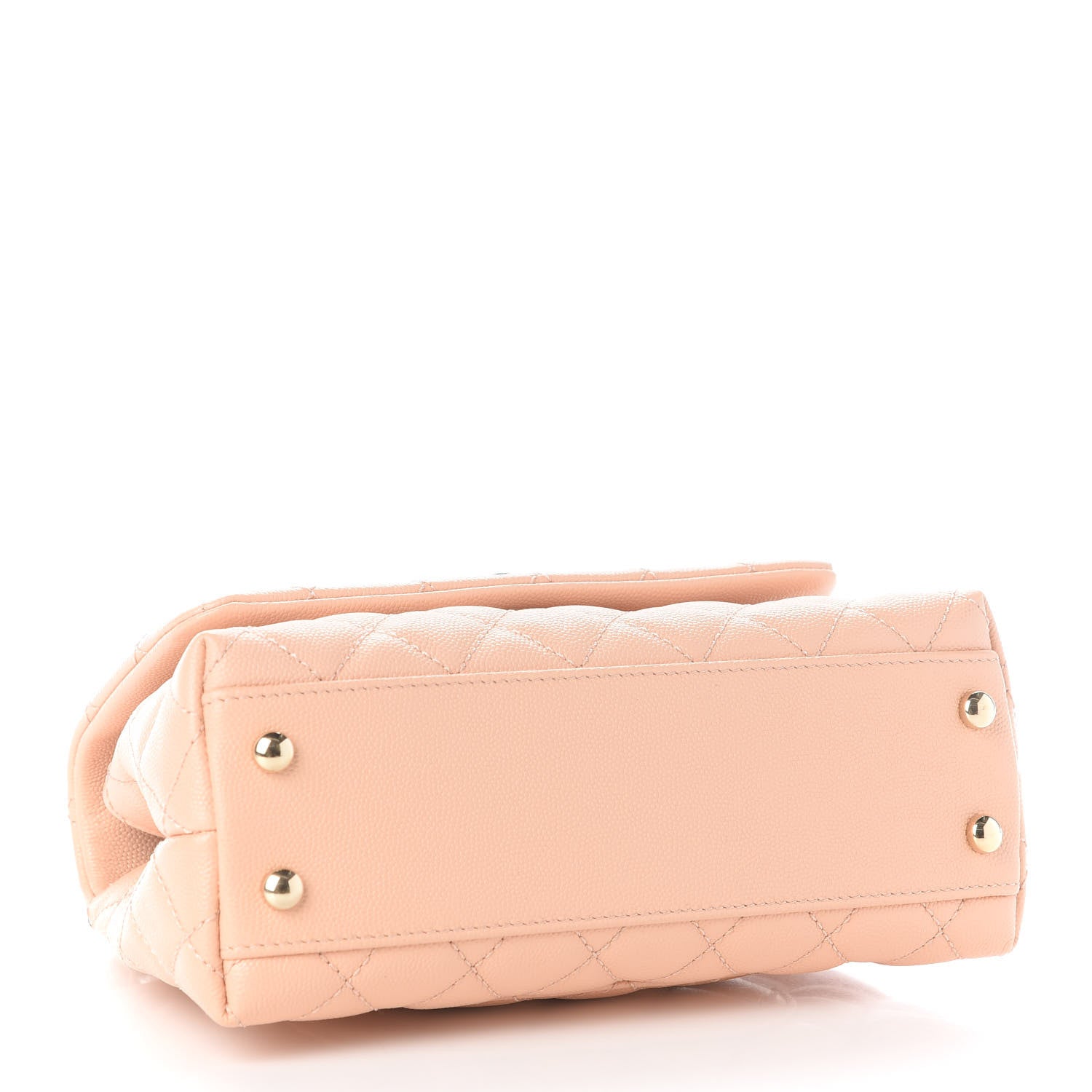 Chanel Caviar Quilted Mini Coco Handle Flap Light Pink 3 of 8