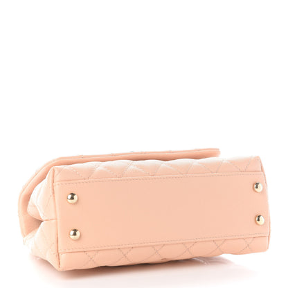 Chanel Caviar Quilted Mini Coco Handle Flap Light Pink 3 of 8