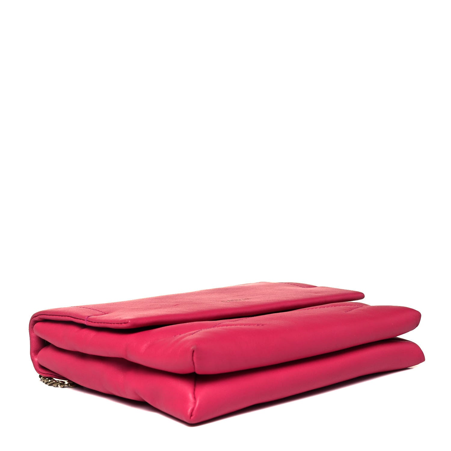 Lanvin Lambskin Quilted Mini Sugar Flap Shoulder Bag Fuchsia 3 of 9