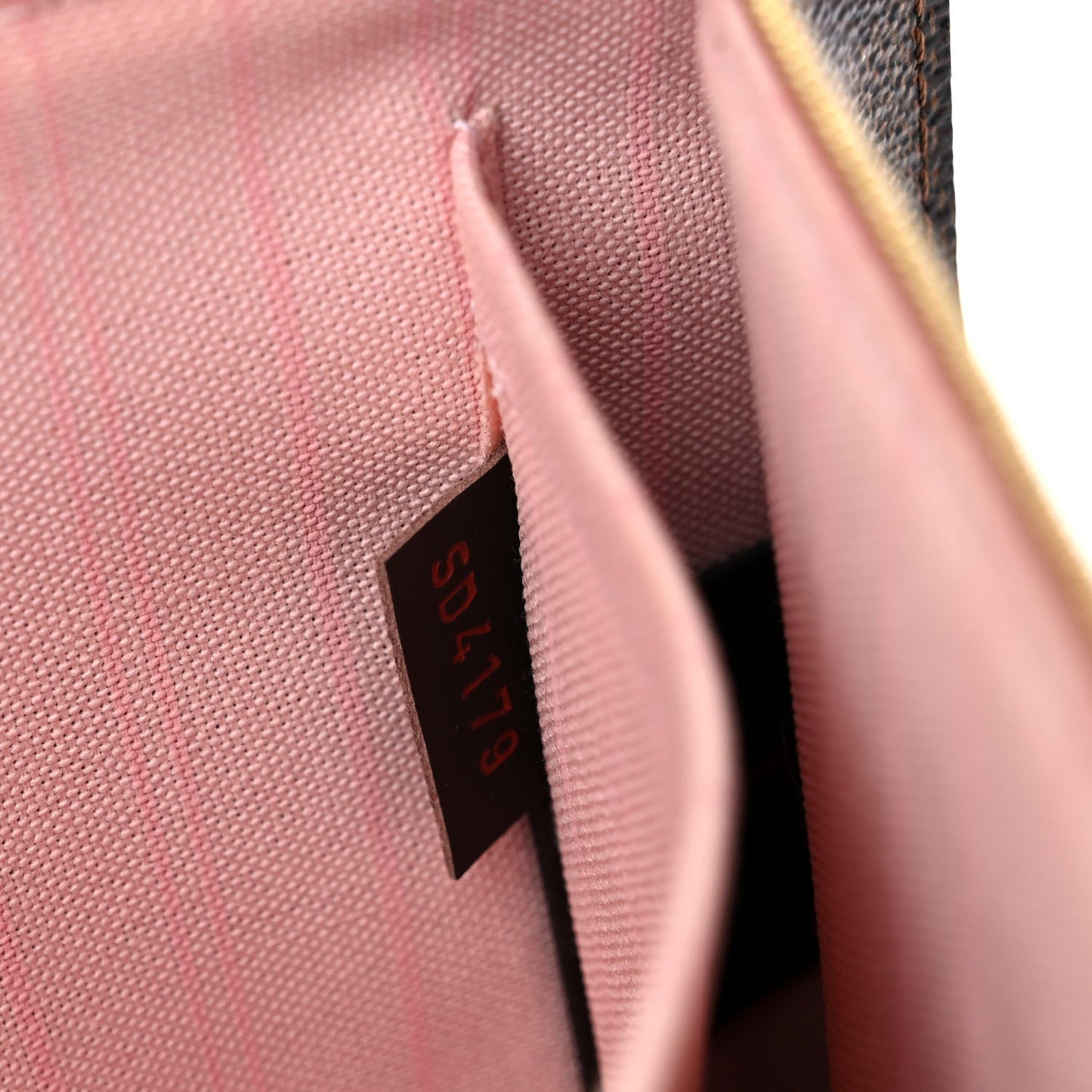 Damier Ebene Neverfull MM GM Pochette Rose Ballerine