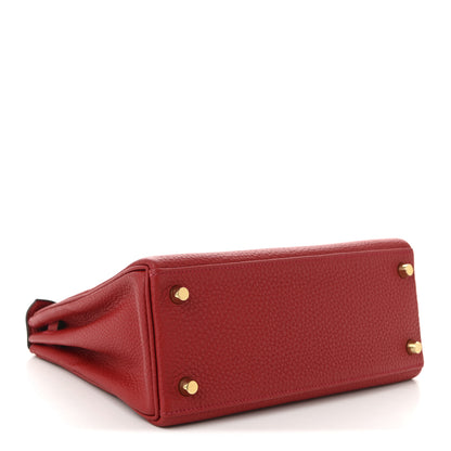Hermes Togo Kelly Retourne 25 Rouge Casaque 4 of 10