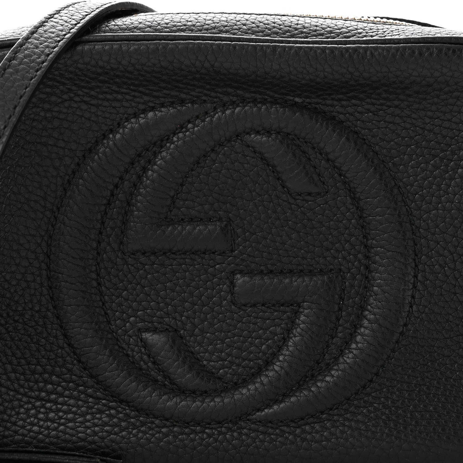 Gucci Pebbled Calfskin Small Soho Disco Bag Black 8 of 10