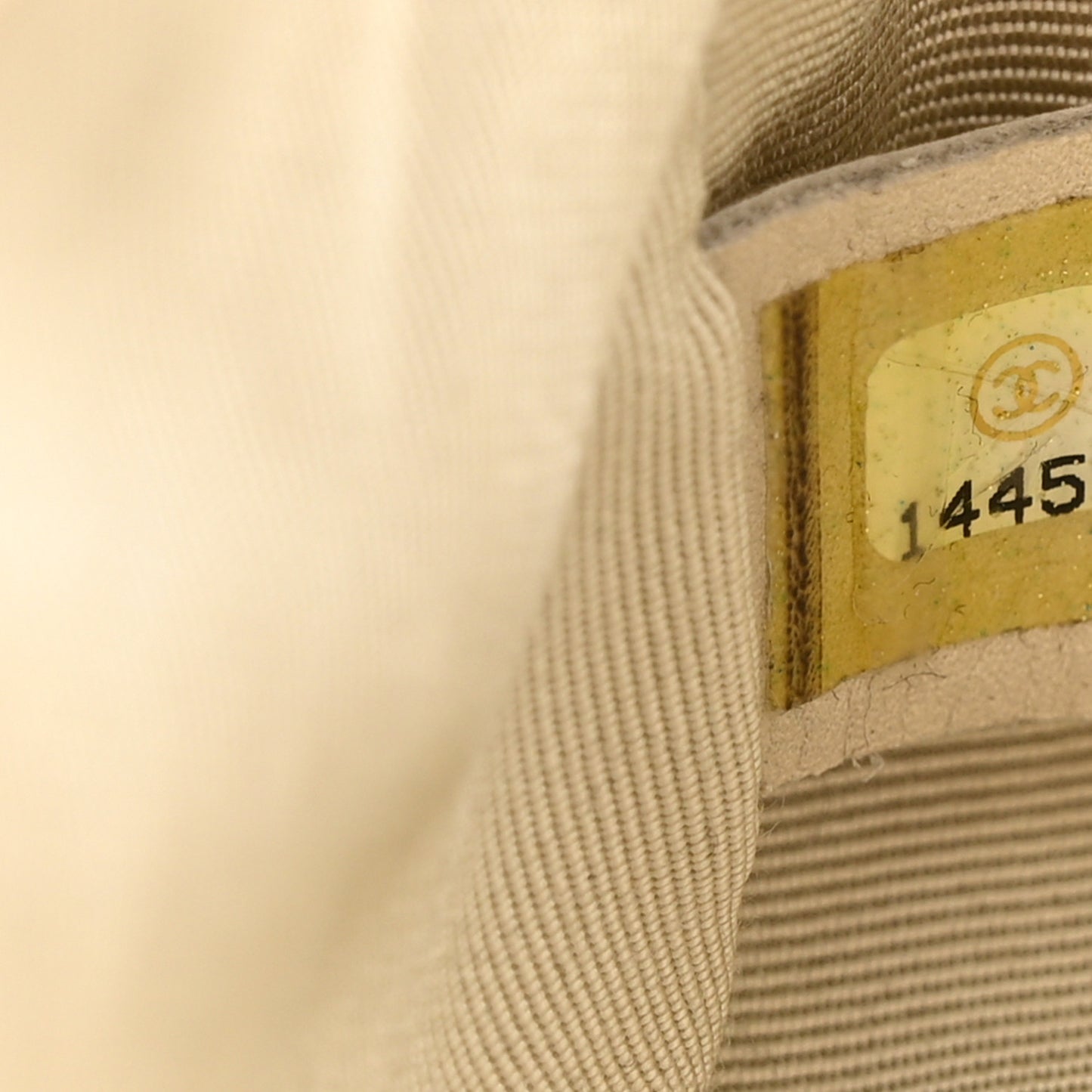 Lambskin Tweed Quilted Flap White