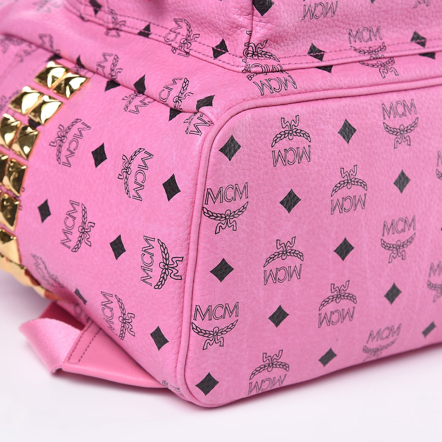 Visetos Medium Side Studs Stark Backpack Pink