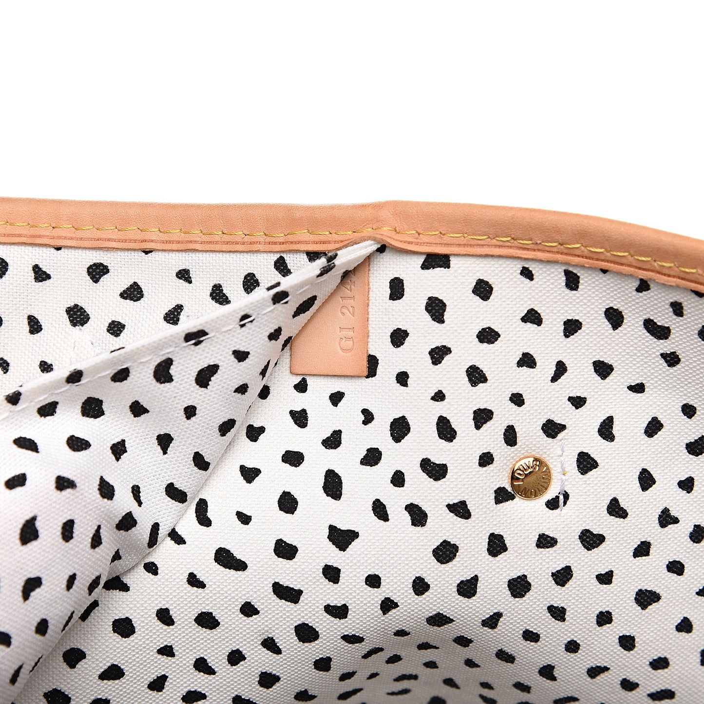 Monogram Kusama Waves Neverfull MM White