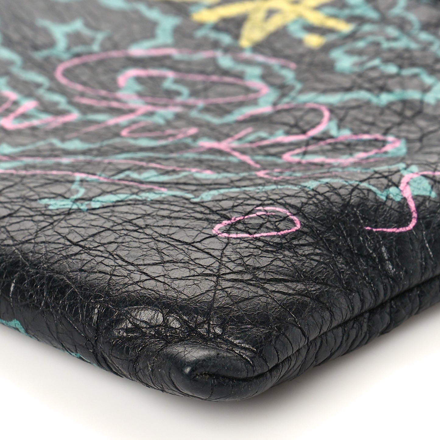 Agneau Arena Graffiti All Over Explorer Pouch Black Multicolor