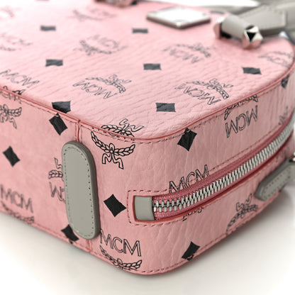 MCM Visetos Mini Half Moon Crossbody Bag Soft Pink 9 of 9