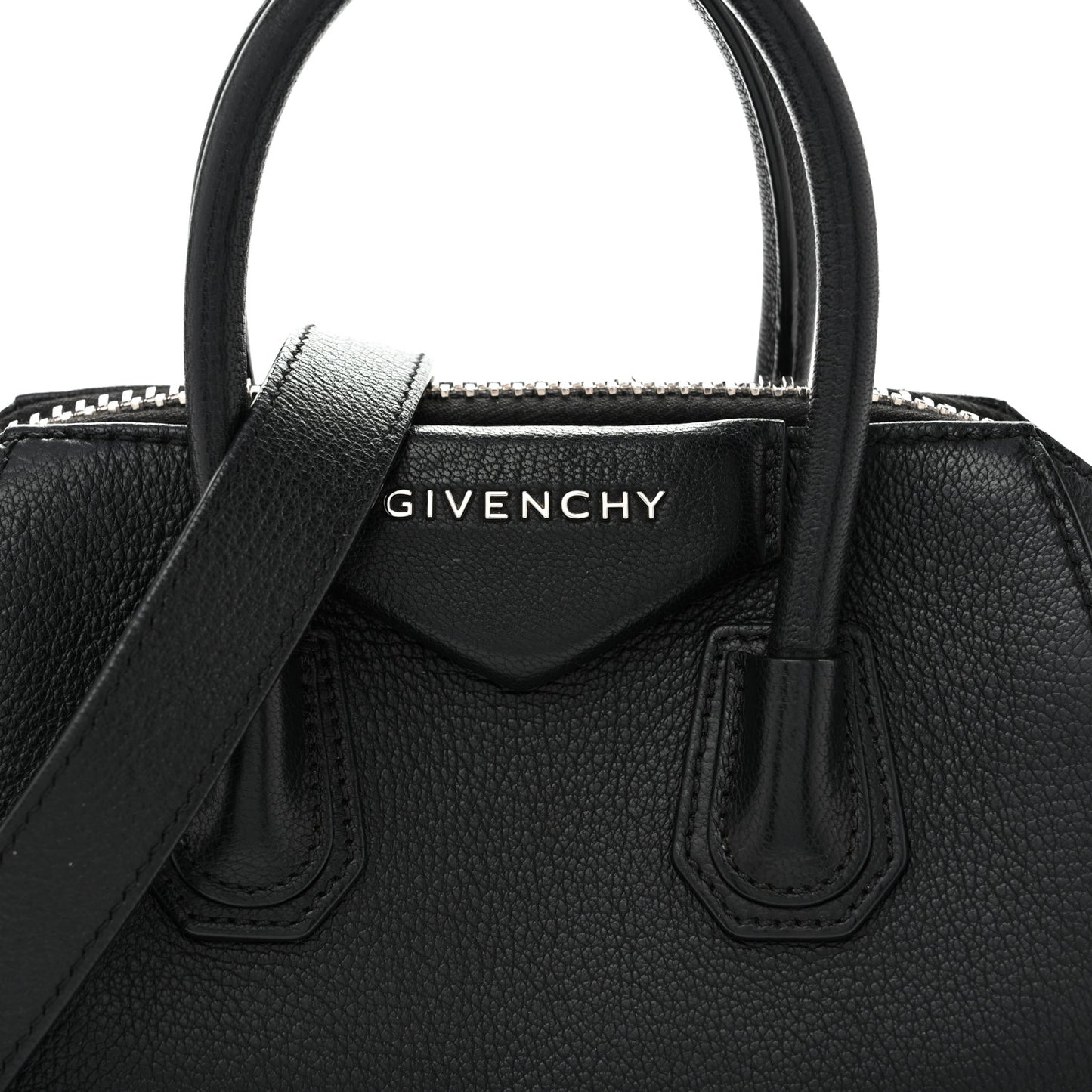 Sugar Goatskin Mini Antigona Black