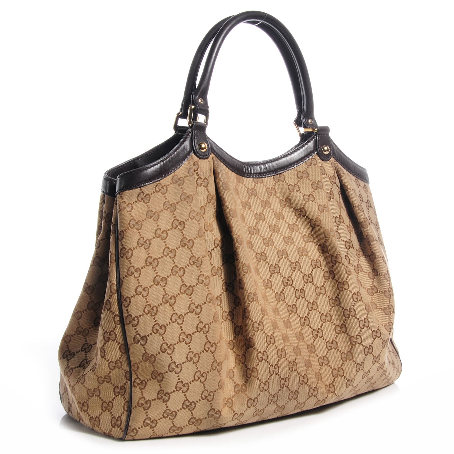 Gucci Monogram Large Sukey Tote Dark Brown 3 of 7