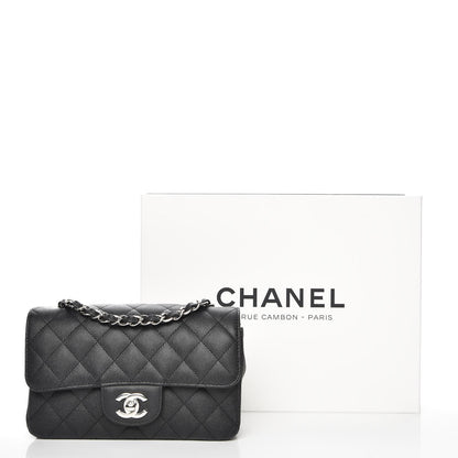 Chanel Caviar Quilted Mini Rectangular Flap Black 8 of 8