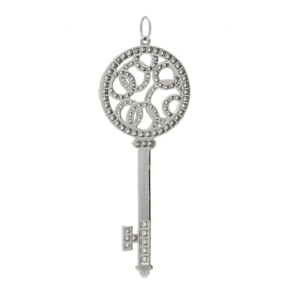 Tiffany Platinum Diamond Bubbles Key Pendant 4 of 5