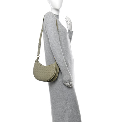 Bottega Veneta Nappa Intrecciato Small Gemelli Multipocket Bag Travertine Muse 2 of 11