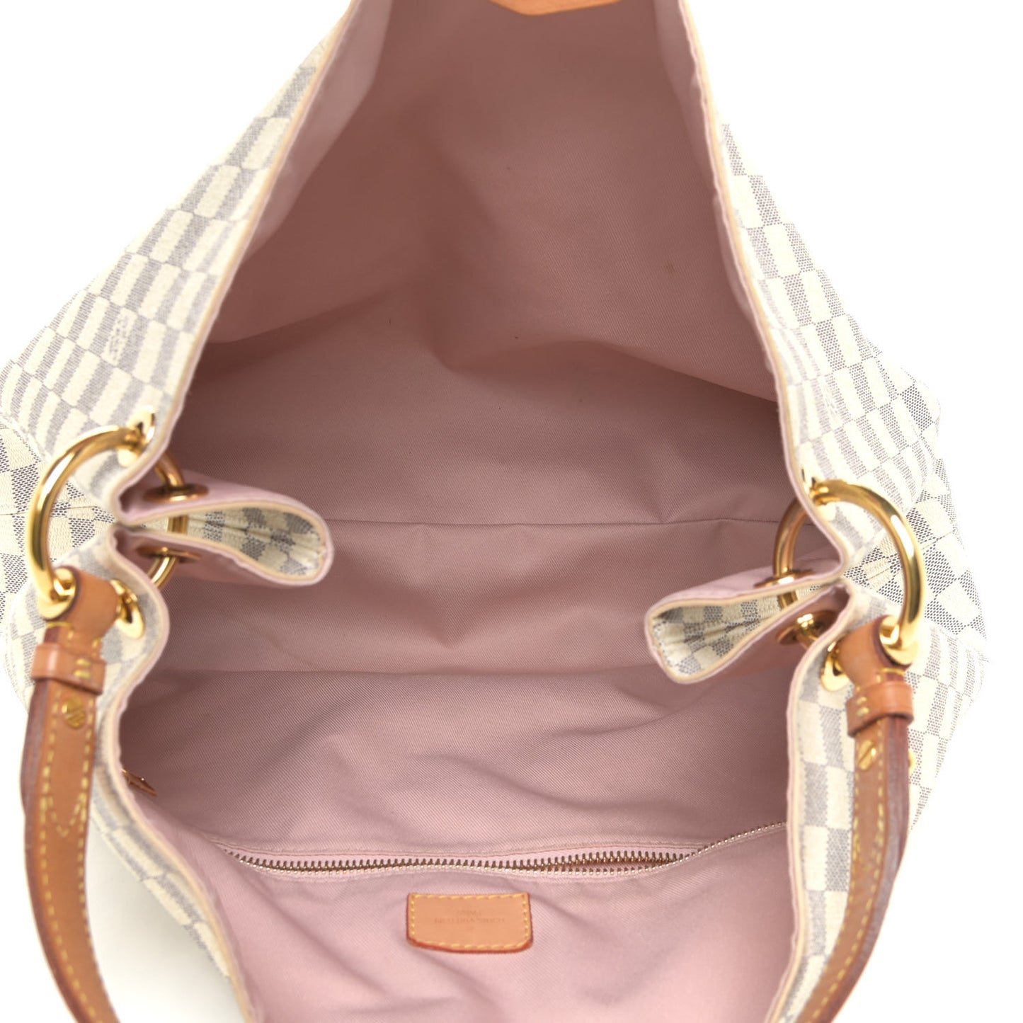 Damier Azur Graceful MM Rose Ballerine