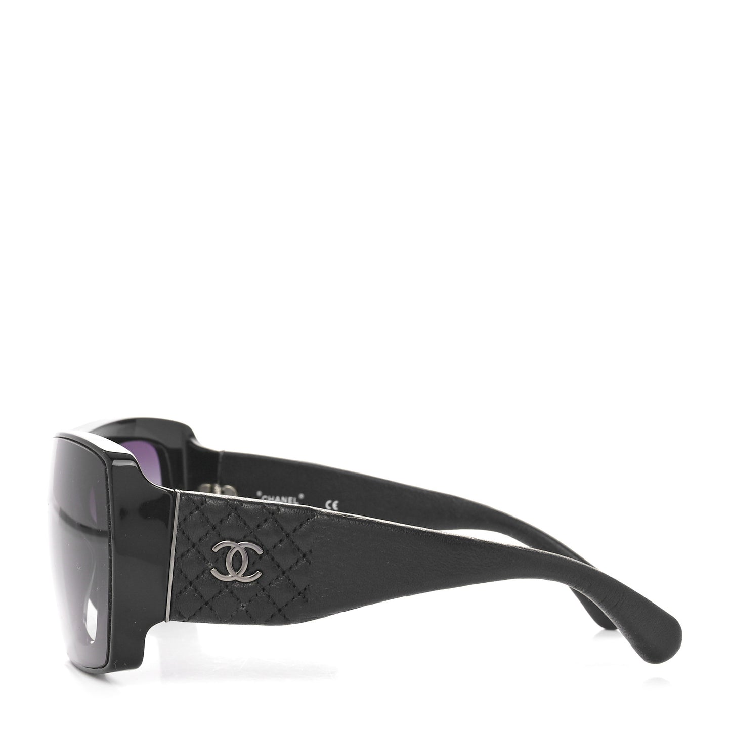 Lambskin Shield Quilted Sunglasses 71267 Black