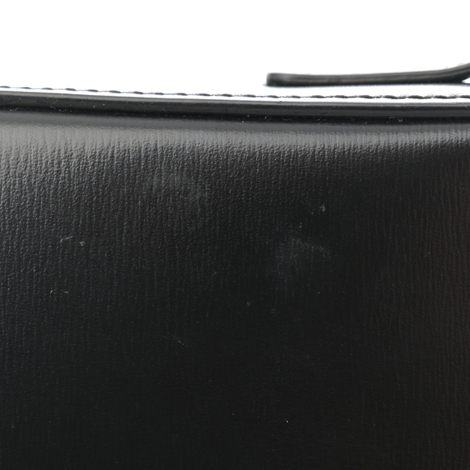 Celine Shiny Calfskin Triomphe Shoulder Bag Black 12 of 13
