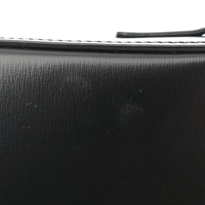 Celine Shiny Calfskin Triomphe Shoulder Bag Black 12 of 13