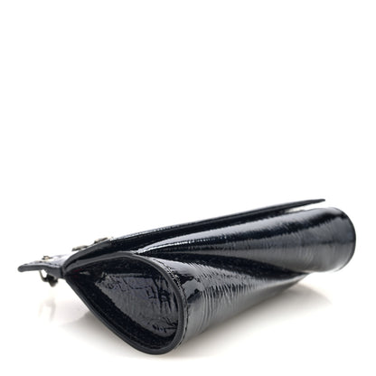 Christian Louboutin Patent Vog Small Loubitwist Clutch Black 4 of 9