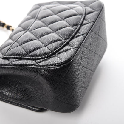 Chanel Caviar Quilted Mini Square Flap Black 13 of 14