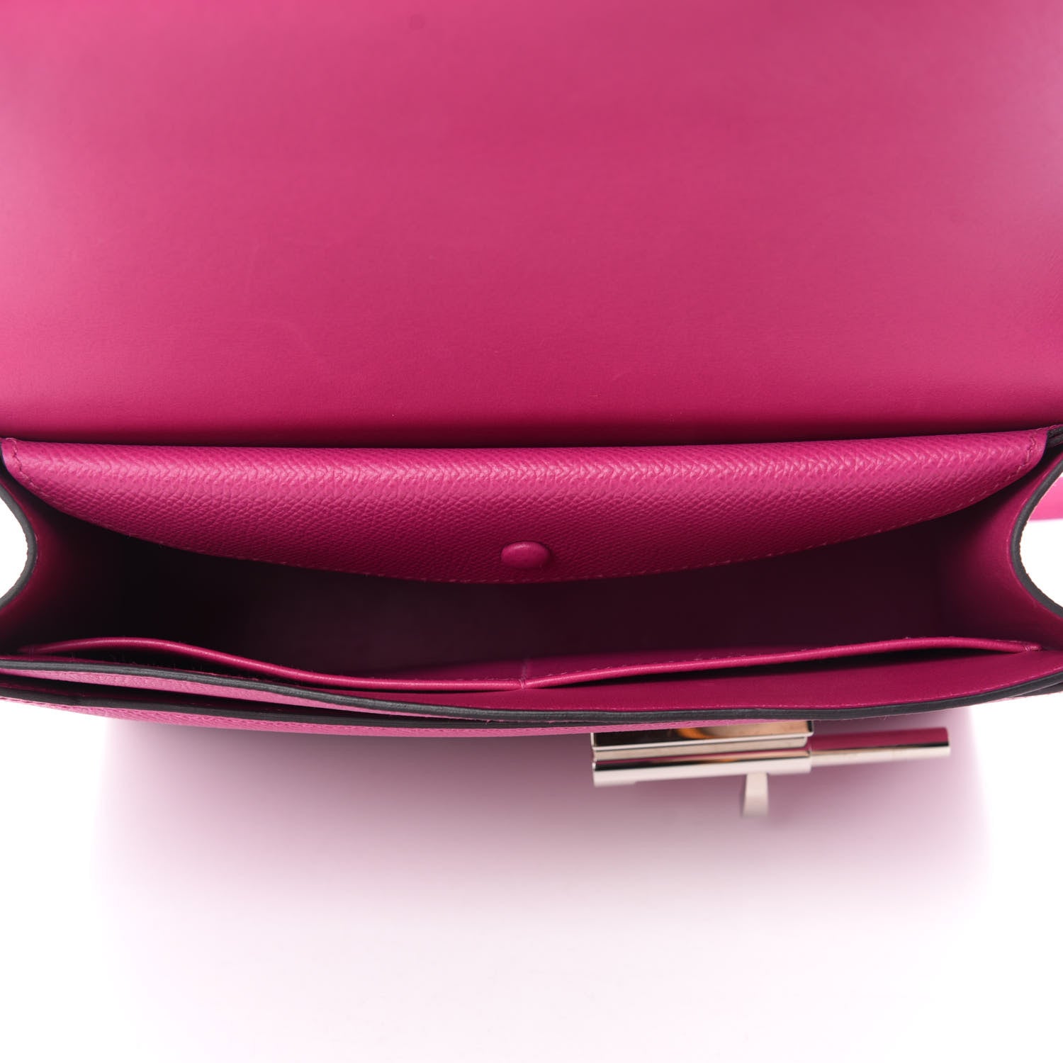 Hermes Epsom Verrou 21 Rose Pourpre 5 of 11