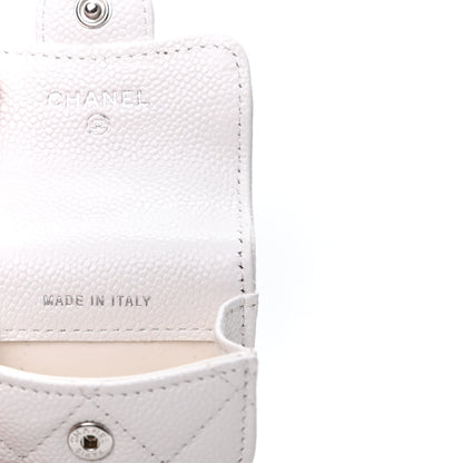 Chanel Caviar Quilted Airpods Pro Case White 7 of 9