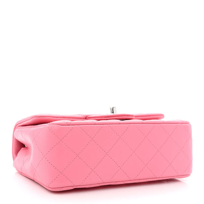 Chanel Lambskin Quilted Mini Rectangular Flap Pink 4 of 11