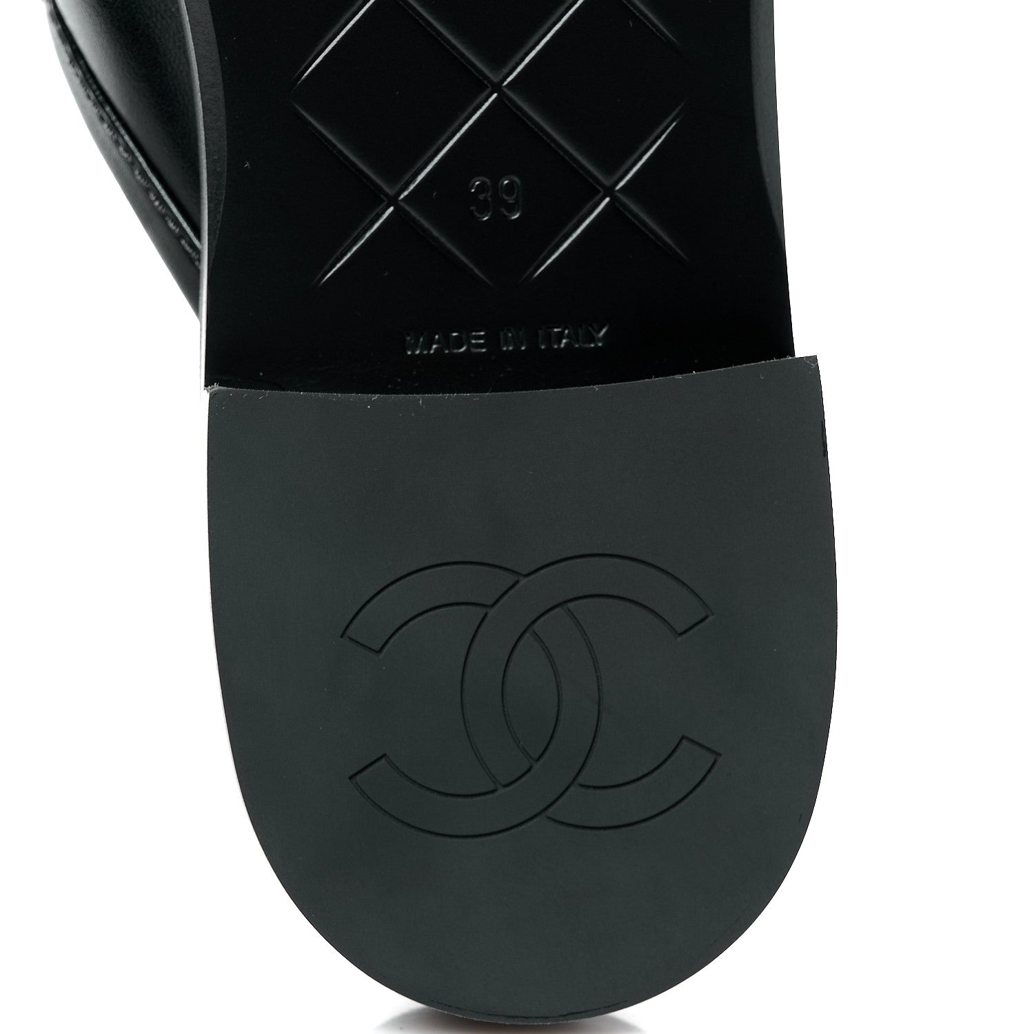 Chanel Lambskin Quilted CC Turnlock Mules 39 Black 8 of 10