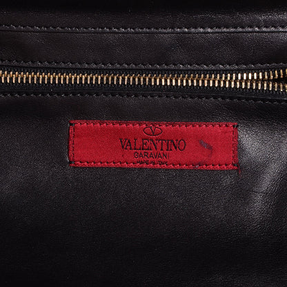 Valentino Garavani Vitello Small Rockstud Tote Black 7 of 10