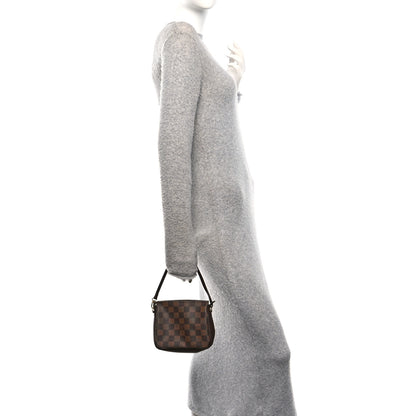 Louis Vuitton Damier Ebene Trousse Make Up Bag Pochette 2 of 10