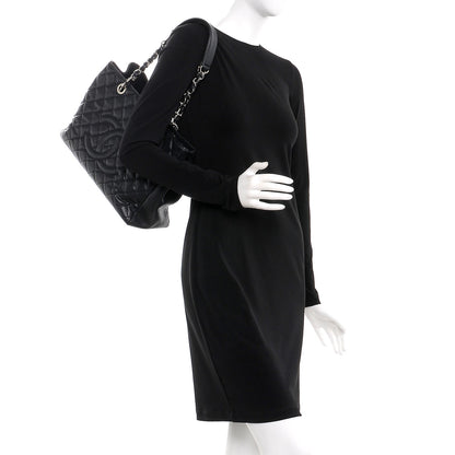 Chanel Caviar Quilted Grand Shopping Tote GST Black 2 of 14