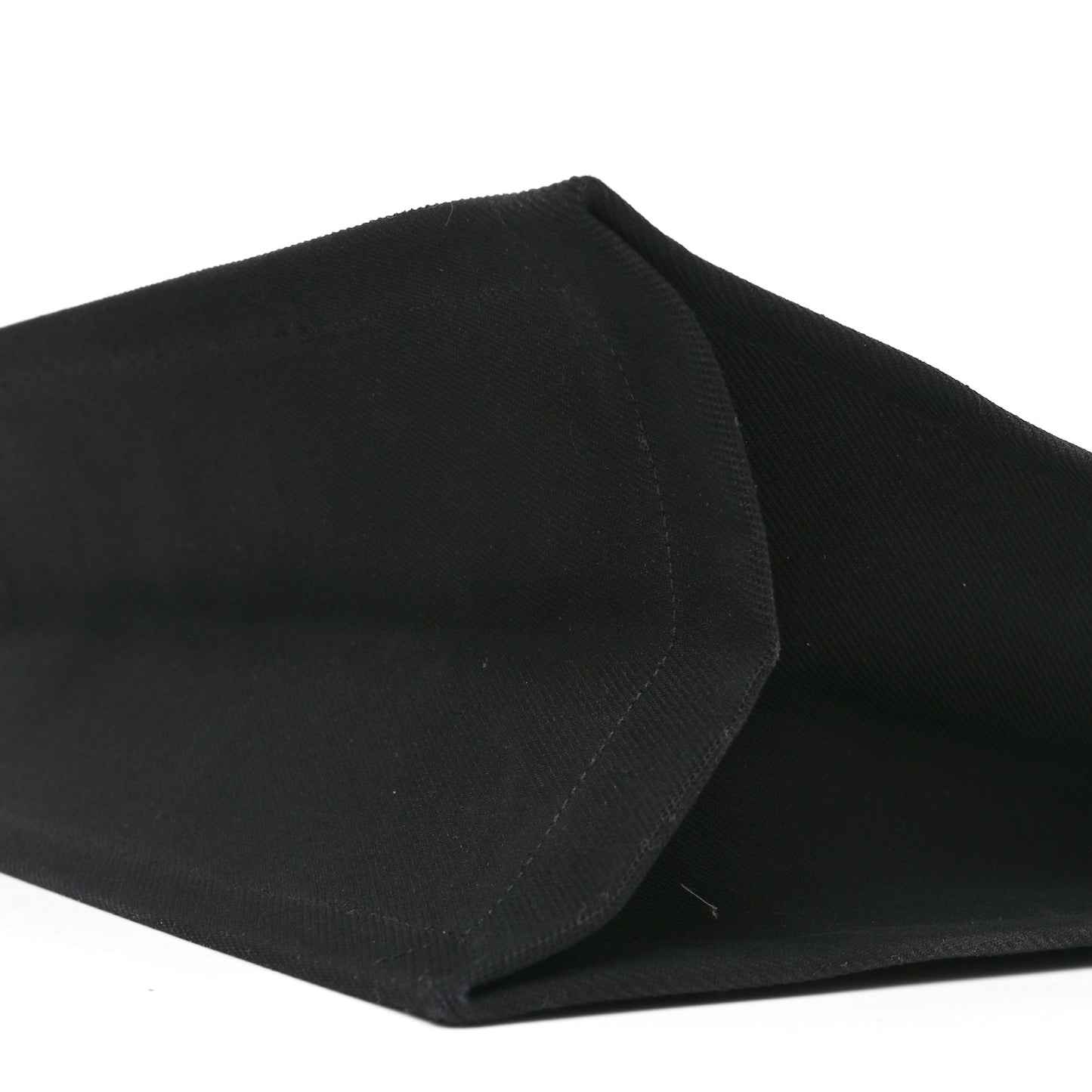 Linen Calfskin Rive Gauche Tote Black